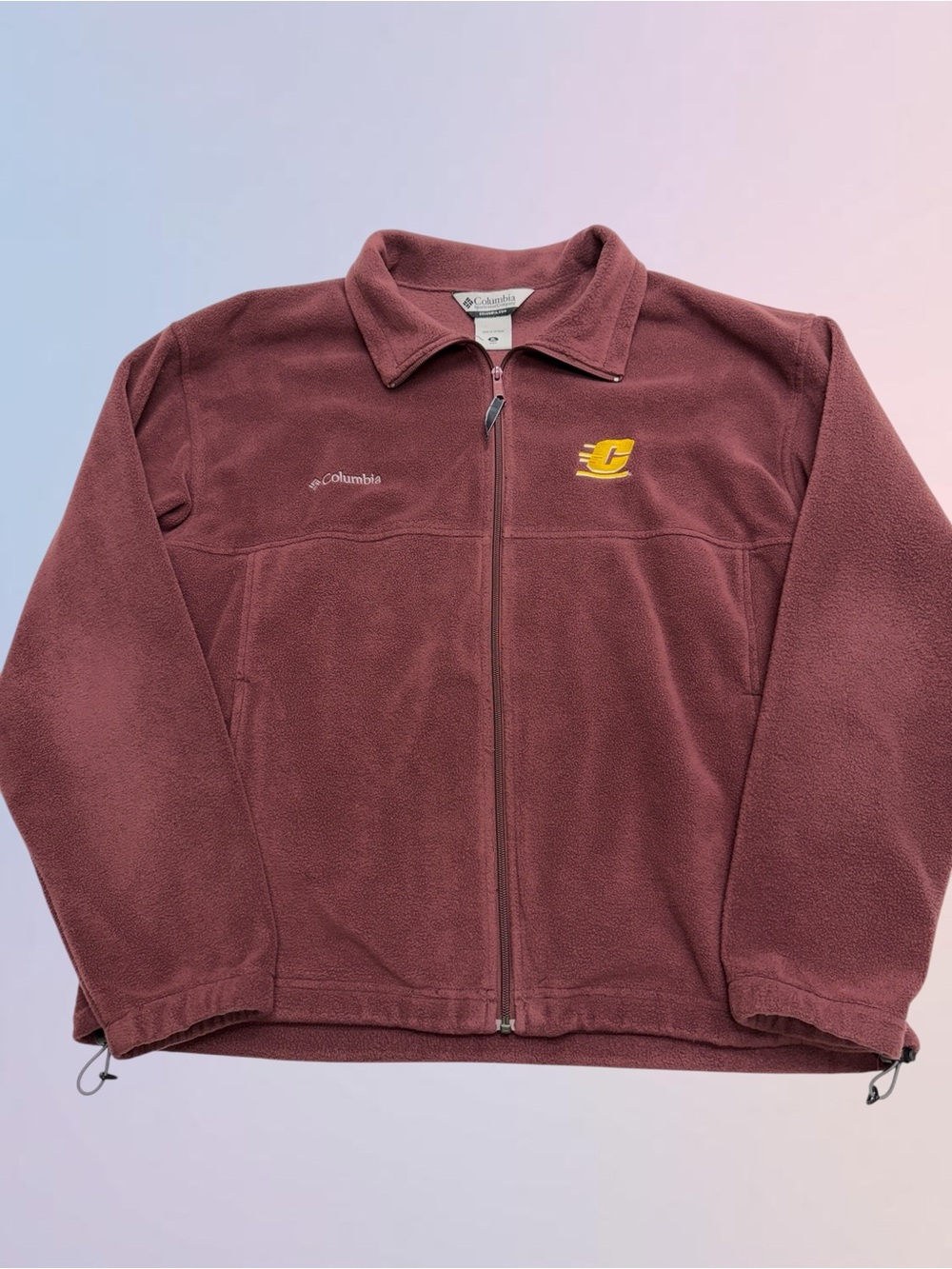 CENTRAL MICHIGAN UNIVERSITY Men’s XL COLUMBIA Fleece Jacket